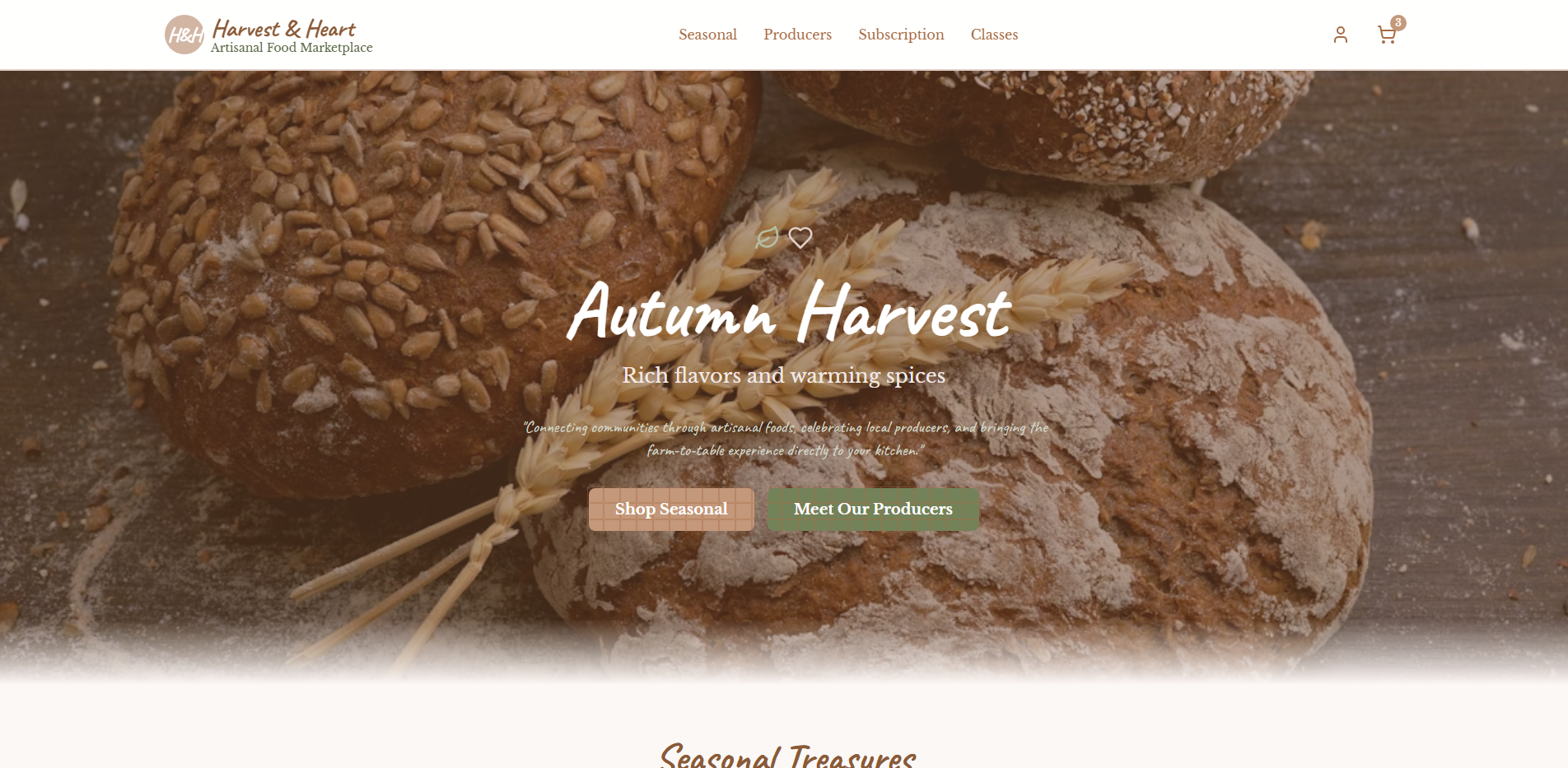 Artisanal Food Marketplace